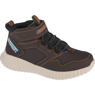 Skechers chlapecké kotníkové boty elite flex-hydrox 97895l hnědé