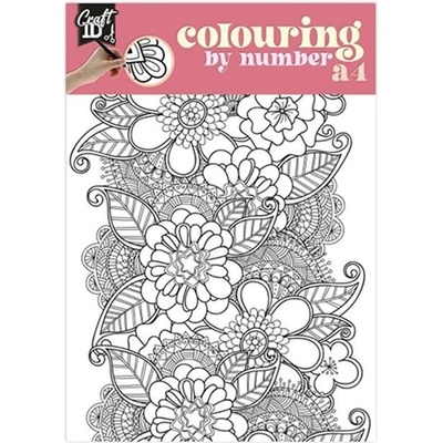 Craft ID Комплект рисуване по номера, A4, 5 листа, с 5 двойн (5525100157)