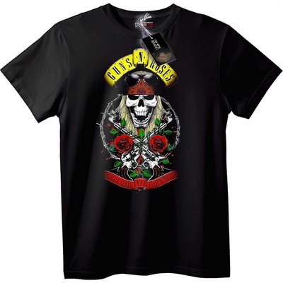 NOONEBRAND Тениска Guns N' Roses Welcome to the Jungle - S, White