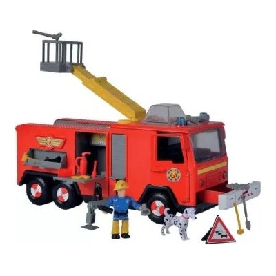 Simba Toys Пожарникарят Сам: пожарна кола на Юпитер със звукови и светлинни ефекти