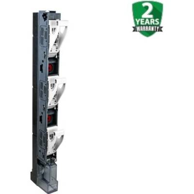 Tracon electric vertikální pojistkový odpínač 160A s ovládáním po pólech, svorky, DSV00-3SV
