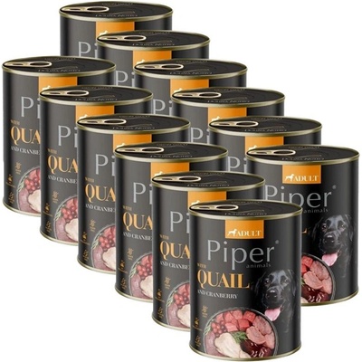 Dolina Noteci Piper Adult s prepelicou a brusnicami 12 x 800 g