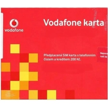 Vodafone dobíjecí SIM karta