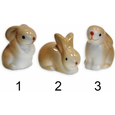 Zajíc porcelán 3,5cm mix