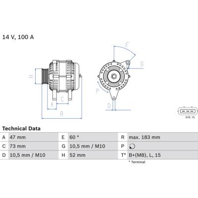 Alternátor BOSCH 0 986 080 920