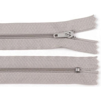 Prima-obchod Spirálový zip No 3 délka 40 cm pinlock, barva 310 šedobéžová