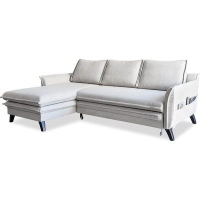 Miuform Светлобежов ъглов разтегателен диван, ляв ъгъл Charming Charlie - Miuform (Charming Charlie LCBKL-2QR lin1)