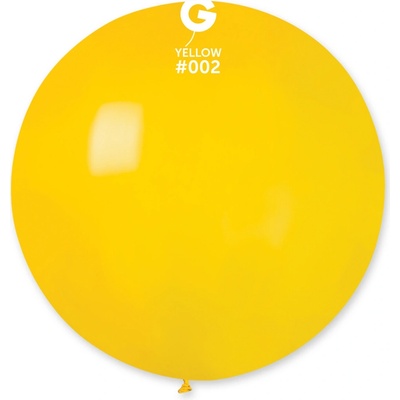 Svet balonku Guľatý pastelový balónik 80 cm žltý