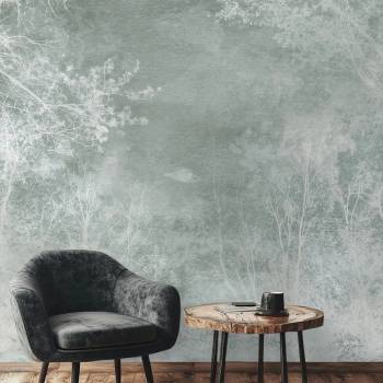 Art Gift Decor Фототапет Пастелна гора в зелено