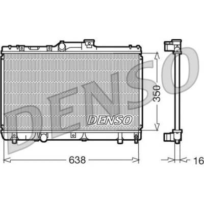 Chladič, chlazení motoru DENSO DRM50013