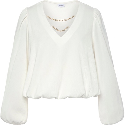 LASCANA Блуза бяло, размер 36