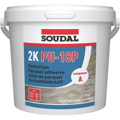 Soudal ДВУКОМПОНЕНТНО ПАРКЕТНО ЛЕПИЛО pu-18p soudal 10КГ