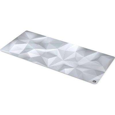 ENDORFY Crystal Onyx White XL (400x900x3 mm, нехлъзгащ се, с шарка) бяла подложка за мишка EY6B010 (EY6B010)