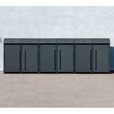 Westmann Moderna 6x240l antracit 83 x 417 x 135 cm