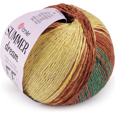 Prima-obchod Pletací příze Summer Dream 100 g, barva 1 (4308) fialovorůžová multikolor