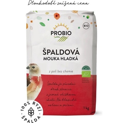 Bioharmonie Špaldová mouka bílá hladká Bio 1 kg