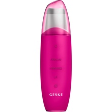 GESKE Microcurrent Skin Scrubber&Blackhead Remover 9in1 ultrazvuková špachtle magenta