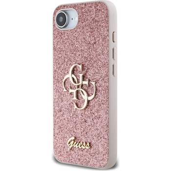 GUESS Калъф GUESS Glitter Flakes Metal Logo за iPhone 16e, GUHCPSE4HG4SGP (GUHCPSE4HG4SGP)