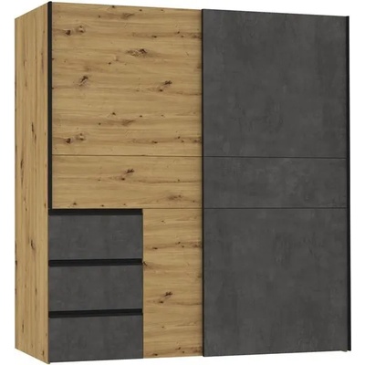 Bogdan Furniture Двукрилен гардероб Memo. bg модел Margot Artisan