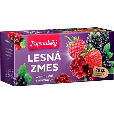 Balírny obchodu Poprad Ovocný čaj Popradský Lesní směs 40 g
