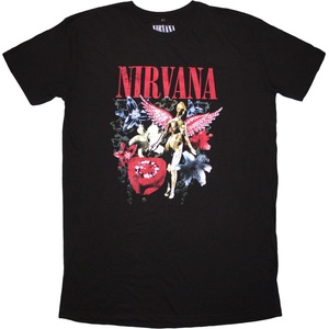 Nirvana In Utero Vintage Collage Dress Black S Дамски Риза (NIRVDRS88LB01)