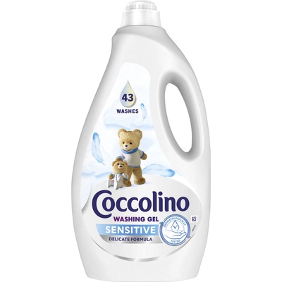 Coccolino Care Sensitive Jemný gel na praní barevného prádla 1,72 l