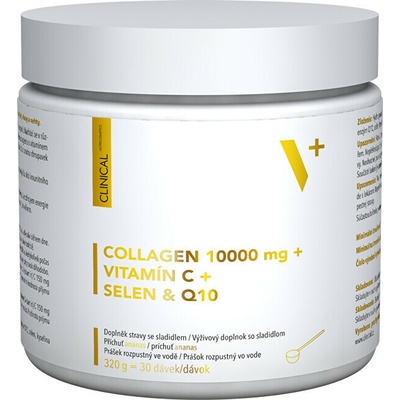 Clinical Collagen 10 000 mg + vitamín C + selén & Q10 320 g