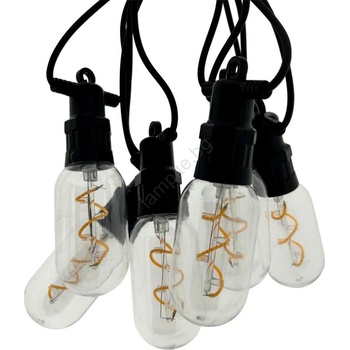 Baterie Centrum LED външна декоративна гирлянда 6xLED/0, 6W/230V 4, 5 m IP44 черна (BC0771)