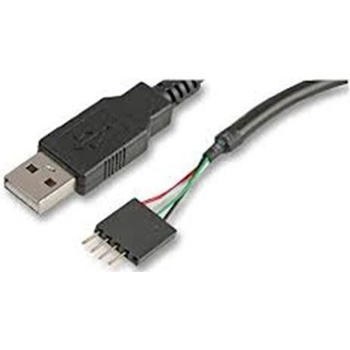 Akasa EXUSBIE-40 externí USB na interní USB konektor / ext. USB (A)- interní 4pin na desce, 40cm
