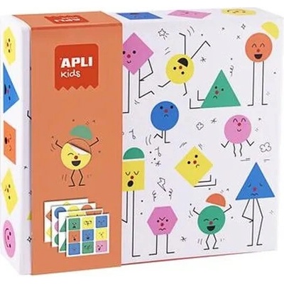 Apli nálepky geometrické sada Kids geometric emócie