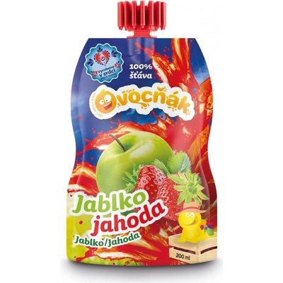 Ovocňák Mušt jablko jahoda 200 ml