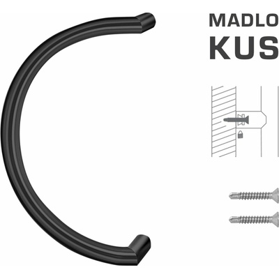FT - MADLO kód K16 Ø 30 mm ST ks Rozteč madla: 300 mm, Dĺžka: 330 mm, Rozmer profilu madla: Ø 30 mm