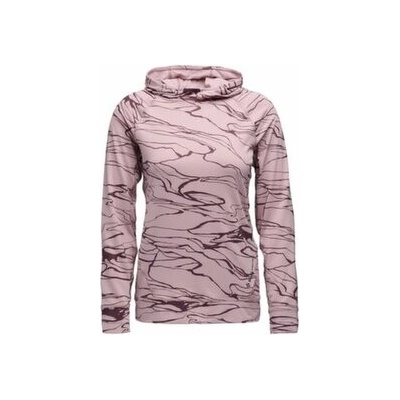 Black Diamond LS Alpenglow Hoody Women fialová