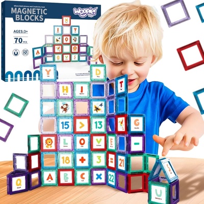 Woopie magnetické náuka liter 70 ks