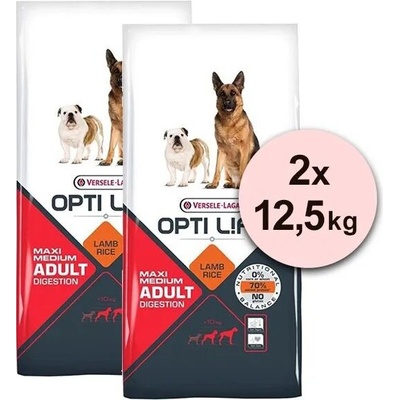 Versele-Laga Opti Life Adult Digestion Medium & Maxi 2 x 12,5 kg