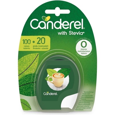 Canderel Stevia sladidlo tablety dávkovač 120ks