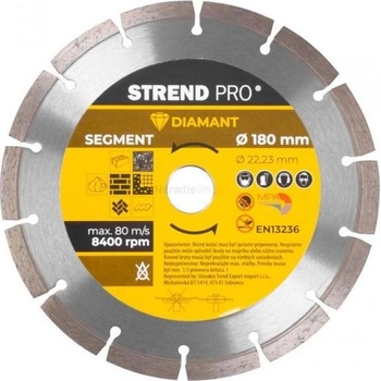 Strend Pro 521A Diamantový segmentový kotúč 180 mm 223925
