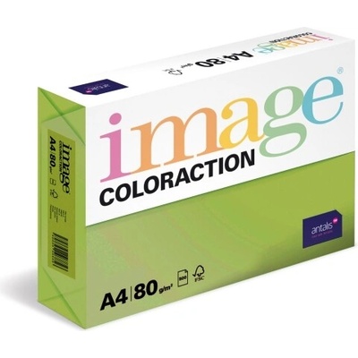 Image Coloraction A4 80 g Java středně zelená 100 archů