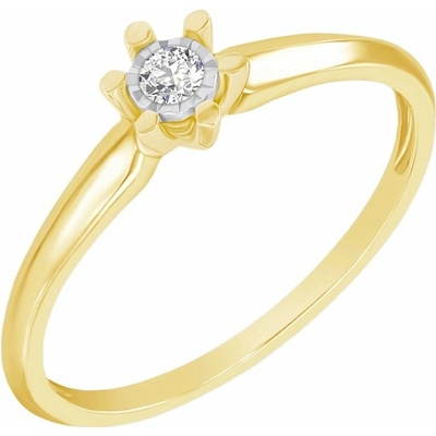 Eppi Solitaire prsteň s lab grown diamantom Malvina R43264