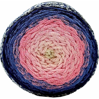 Chainy Cotton Cake ReTwisst 26 variace béžová, růžová, modrá