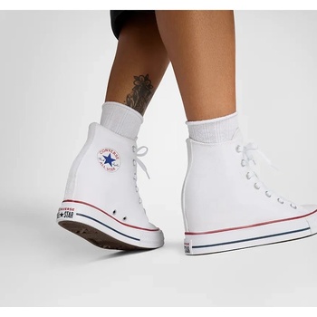 Converse Високи кецове Converse Chuck Taylor All Star Wedge в бяло A11908C (A11908C)