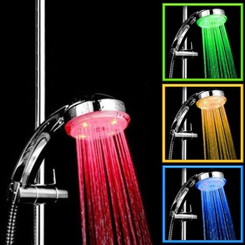 Barevná svítící LED sprcha