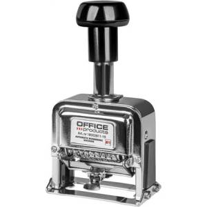 Office products Печат със сериен номер, автоматичен, метален, 8 символа, office product 18502811-19 (18502811-19)