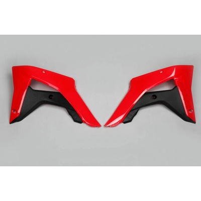 UFO kryty chladiče HONDA CRF 250R 18, CRF 450RX 17-18 barva OEM (červená/černá)