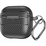 Techsuit Калъф за AirPods 4 - CarbonFiber - черен (KF2341011)