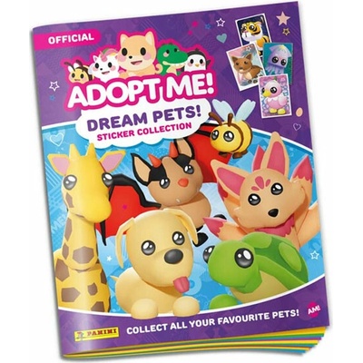 Panini Adopt me! Dream Pets album na samolepky