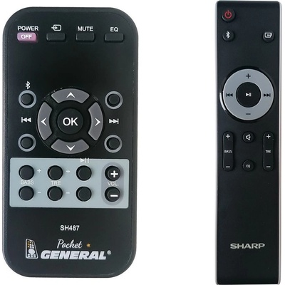 Diaľkový ovládač General Sharp SH487, HT-SB106, HT-SB107, HT-SB147, HT-SBW11