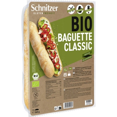 SCHNITZER Bagety klasik bezlepkové 360 g