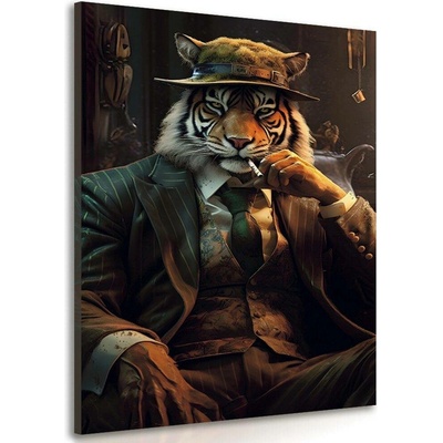 Obraz zvířecí gangster tygr - 40x60
