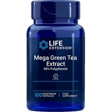 Life Extension Decaffeinated Mega Green Tea Extract 100 rostlinných kapslí